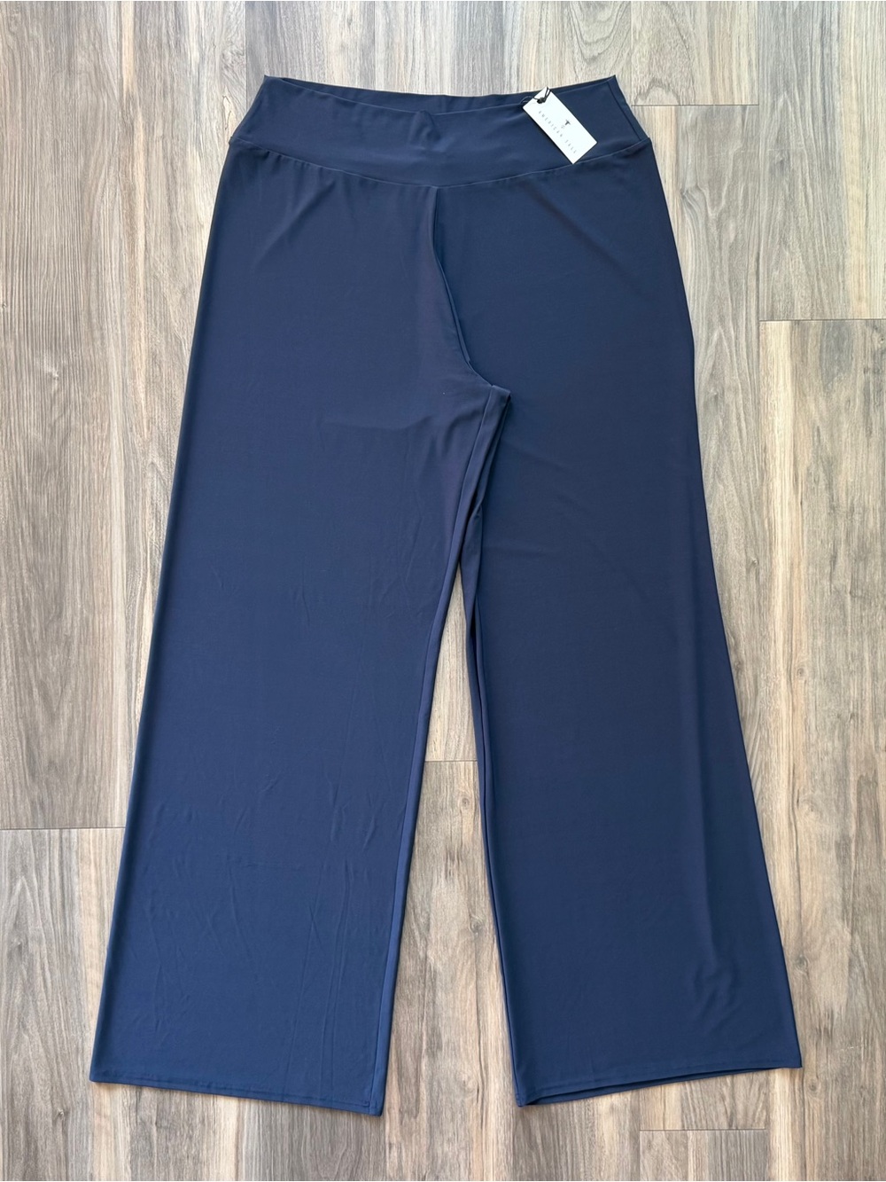 NWT American Tall Pull-On Breezy Wide-Leg Pants in Navy Size XL Tall (16-18) - Picture 5 of 8